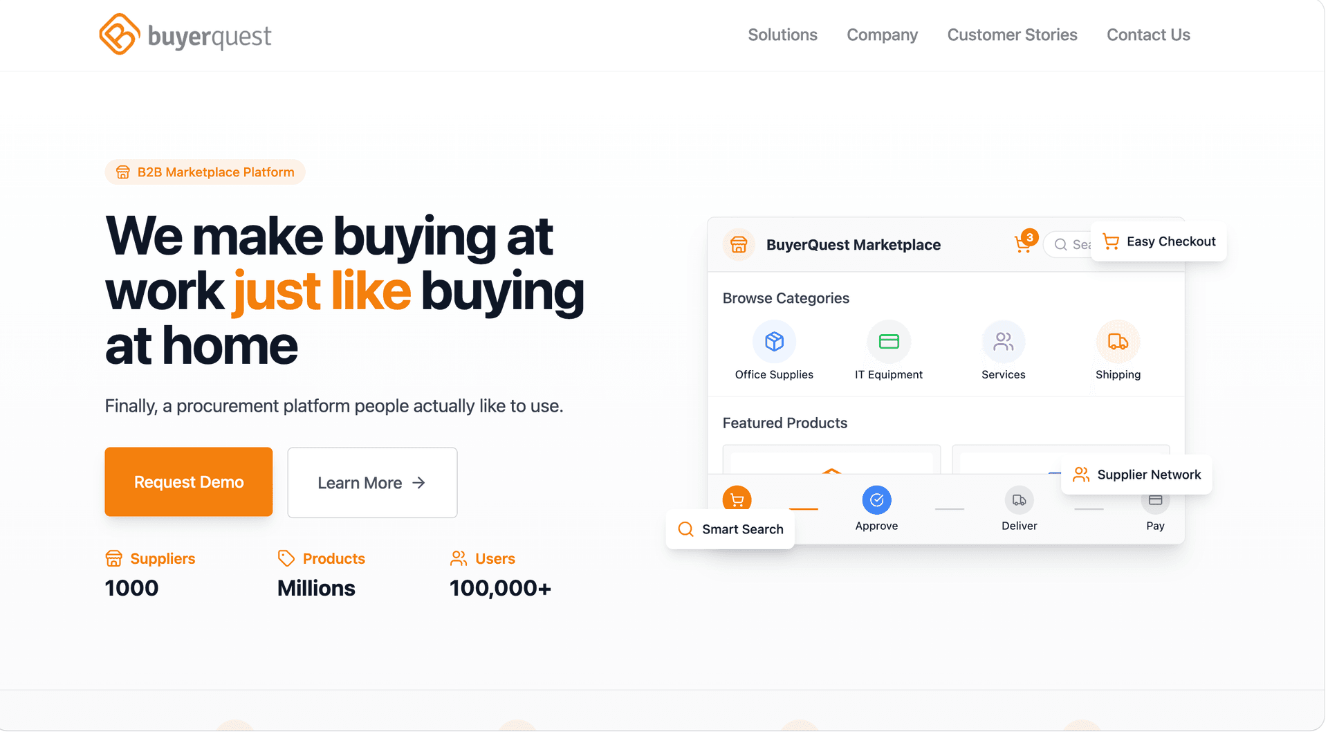 BuyerQuest - built with Softgen