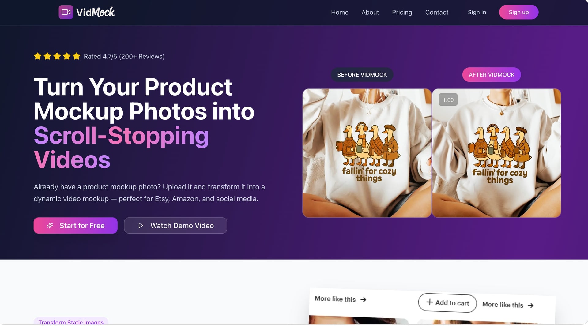 VidMock - built with Softgen